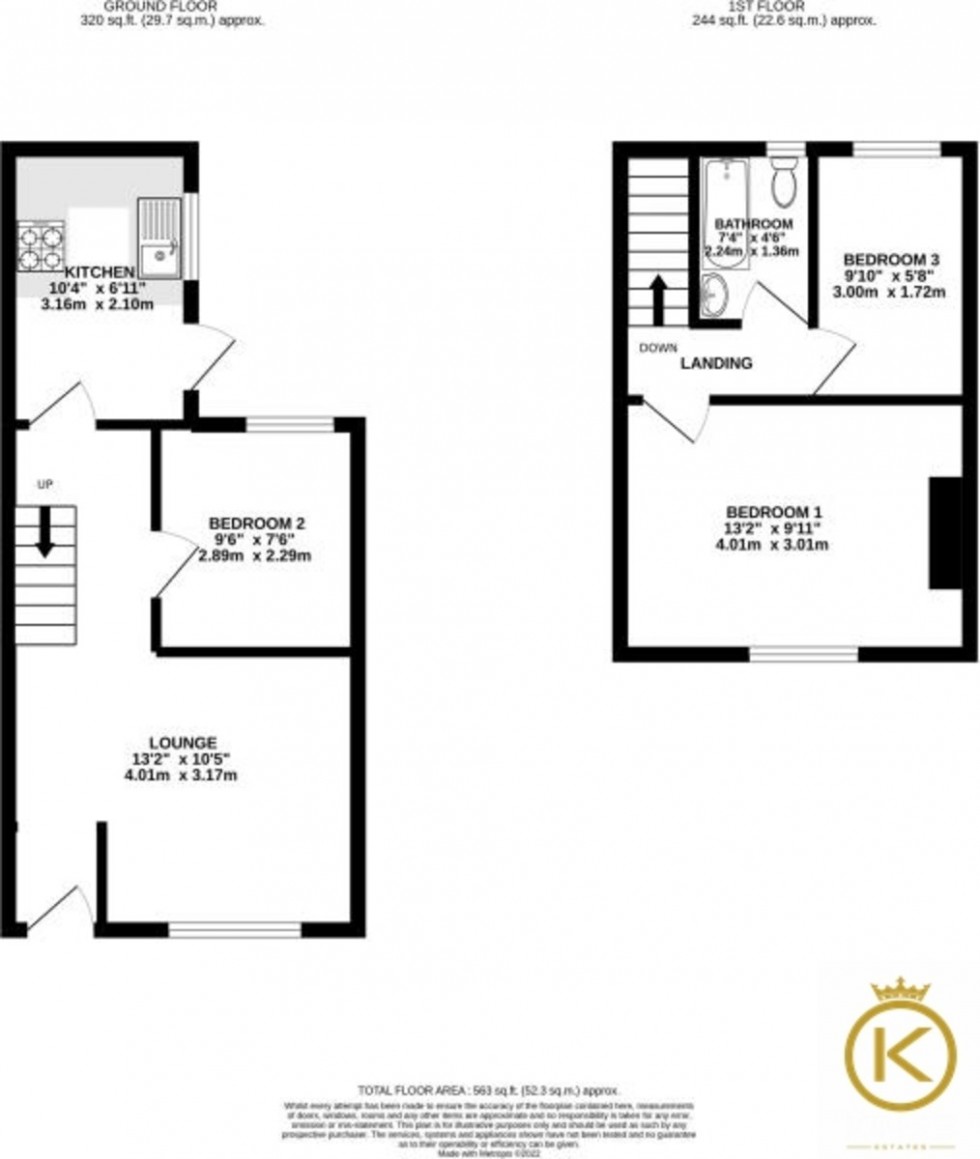 Floorplan for Norland Road, Hampshire