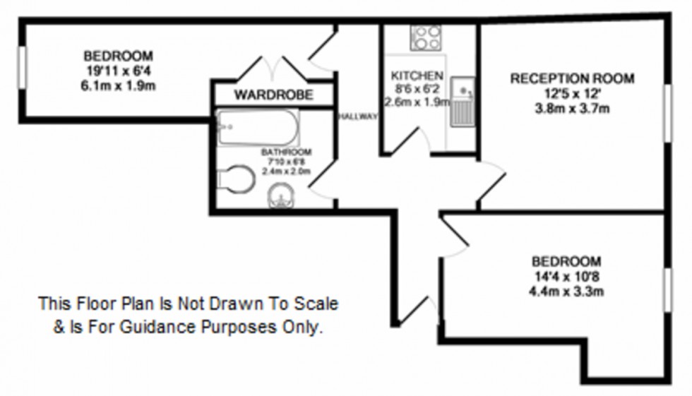 Floorplan for Fratton Road, Portsmouth