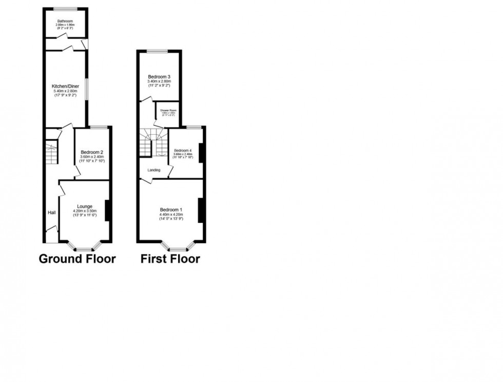 Floorplan for Broadlands Road, Southampton