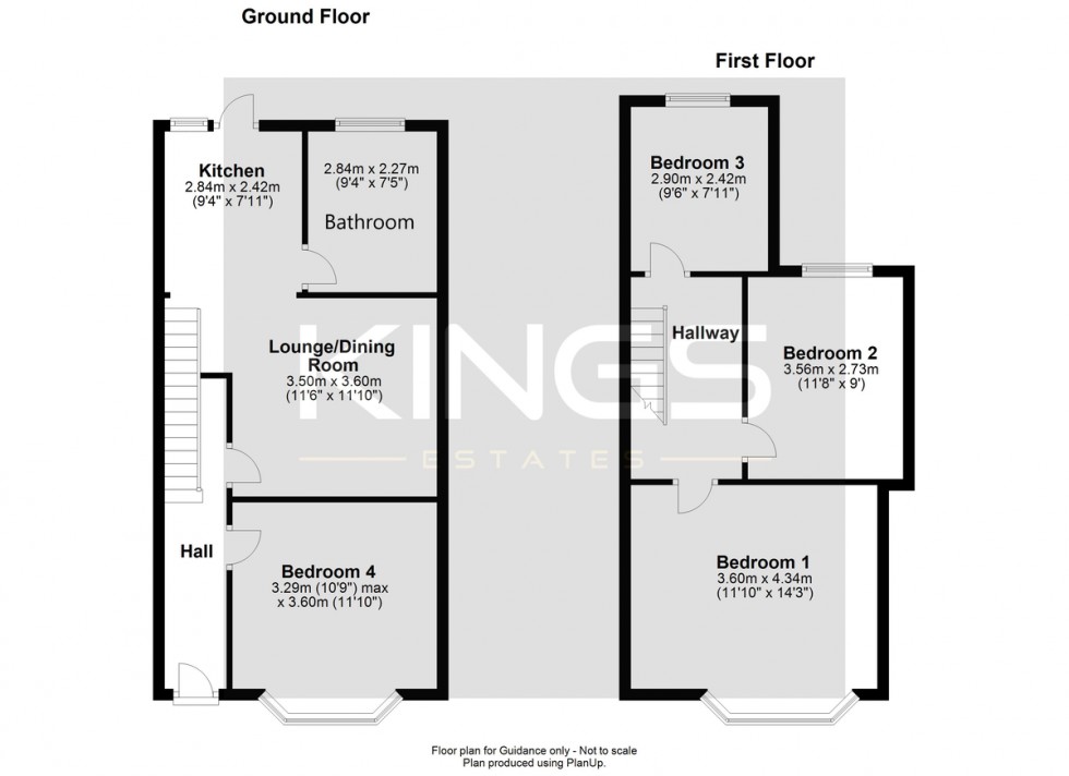 Floorplan for Livingstone Road, Southampton