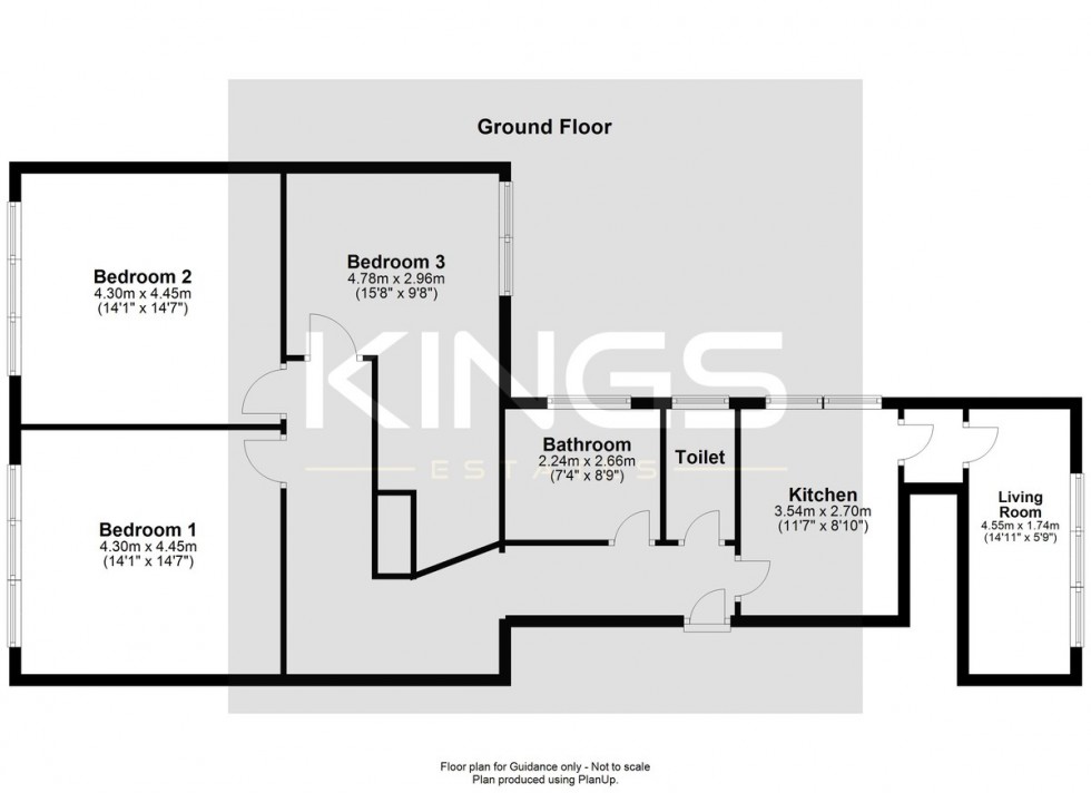 Floorplan for Portswood Road, Southampton