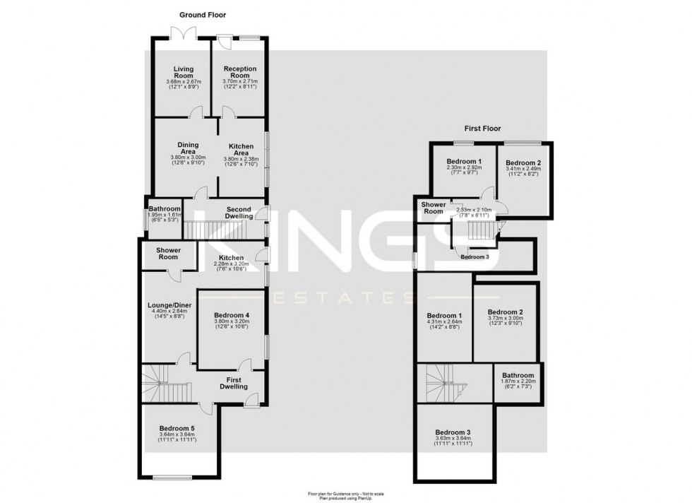 Floorplan for Oxford Road, Southampton