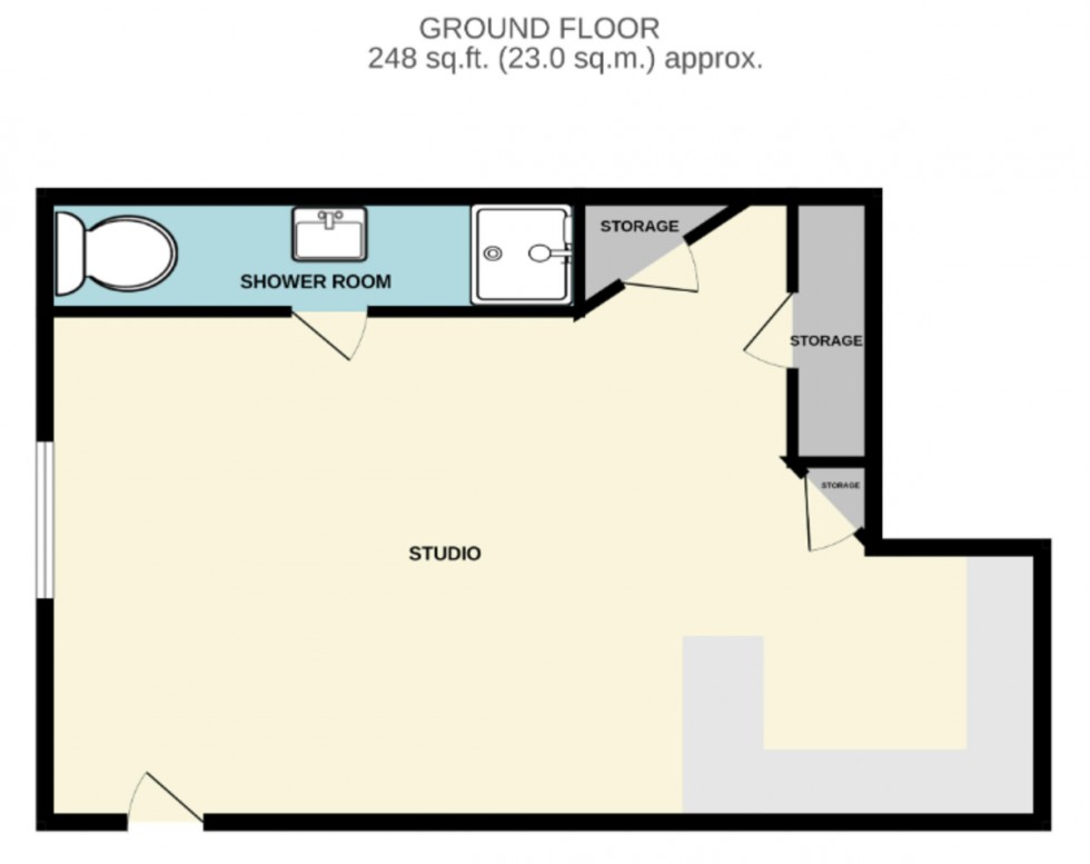 Floorplan for Howard Road, Southampton