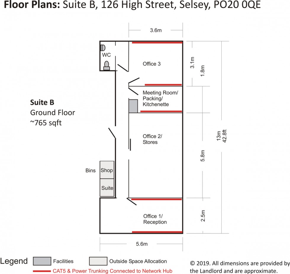 Floorplan for High Street, Selsey