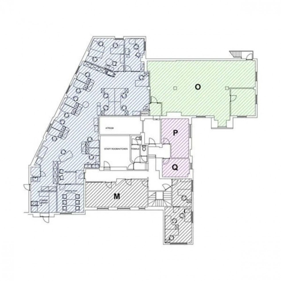 Floorplan for Suite L Elm House Tanshire Park