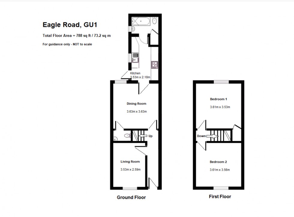 Floorplan for Eagle Road, Guildford