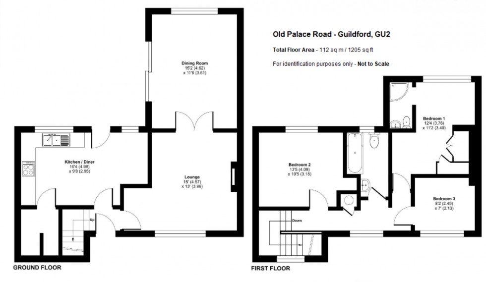 Floorplan for Old Palace Road , Guildford